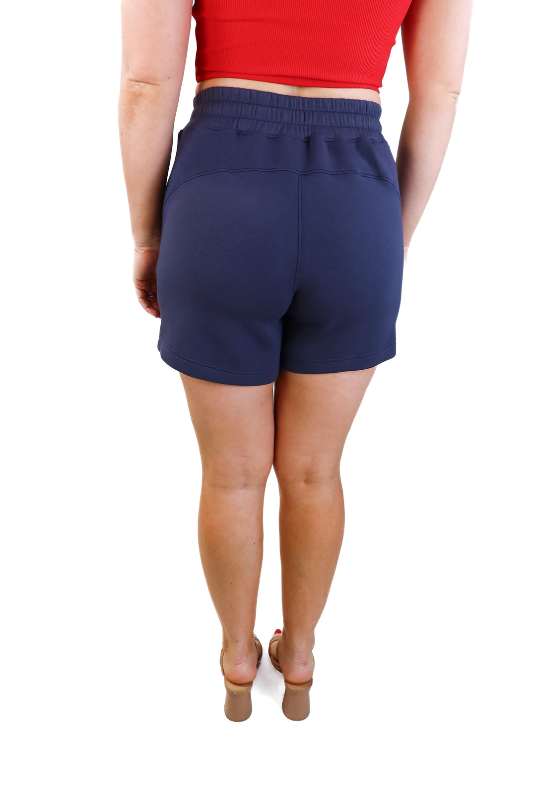 Spanx slate grey lounge shorts (s; retails for $88)