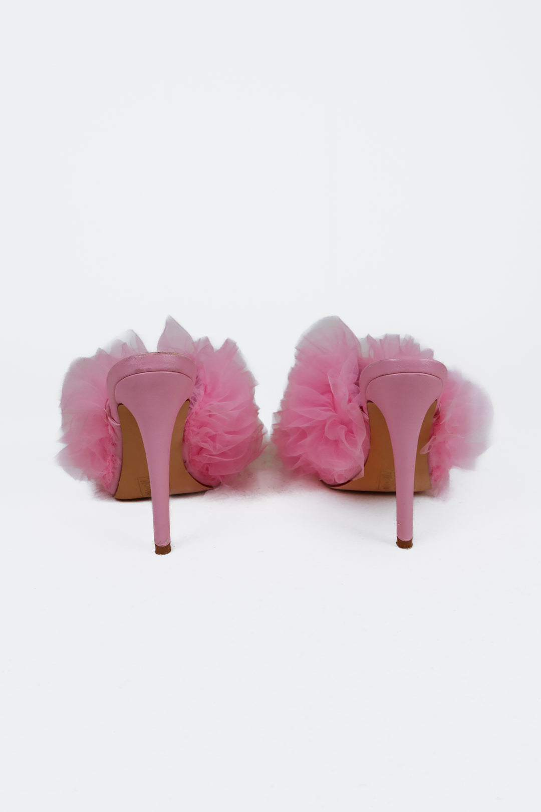 azalea wang pink tulle heels NWOT (8)