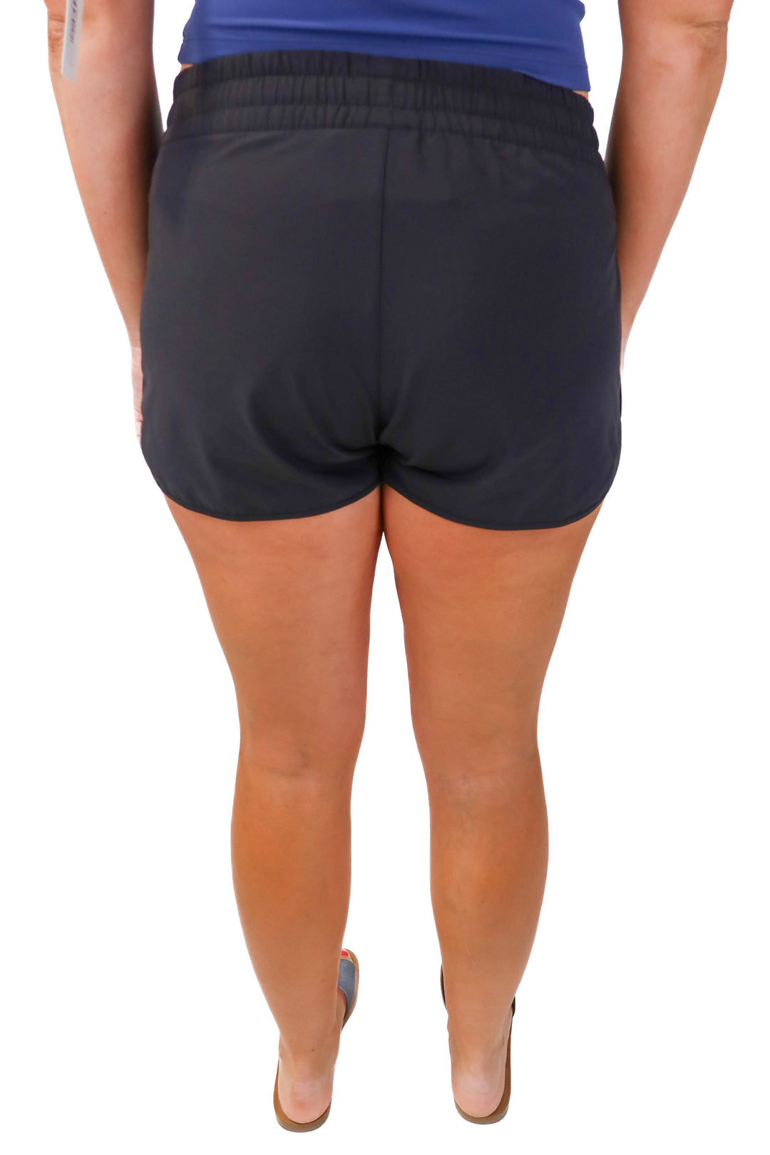 vuori black running shorts (m)