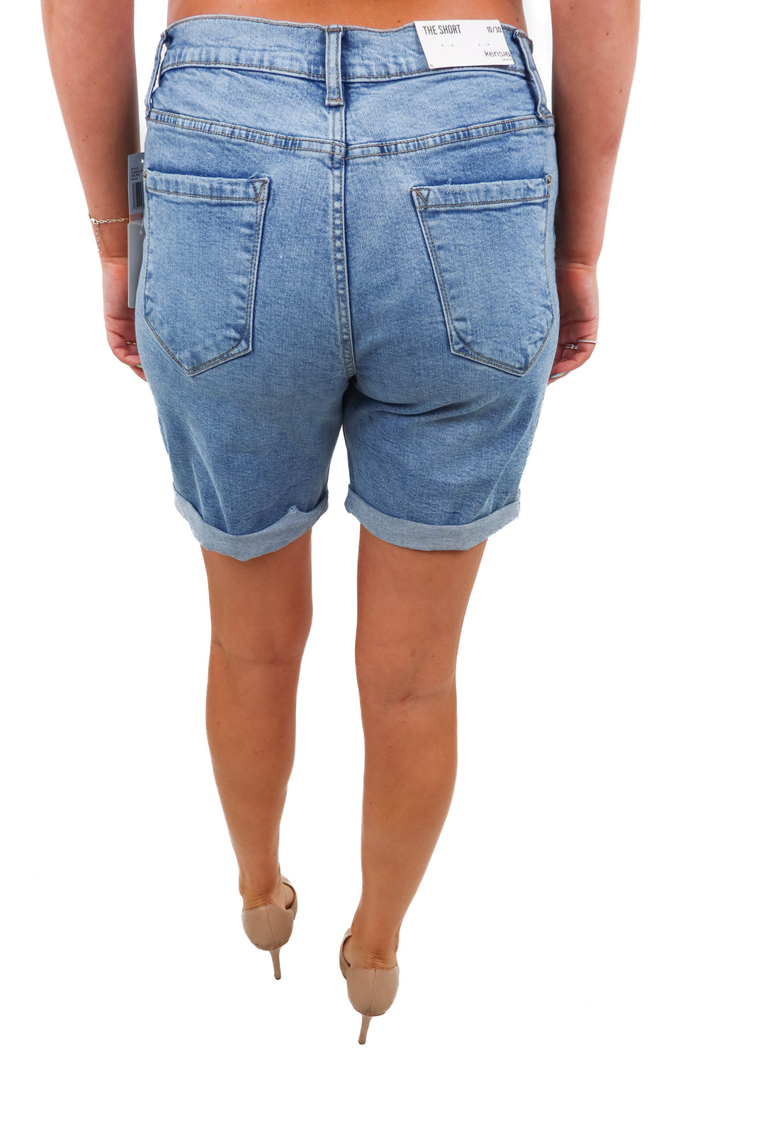 kensie jeans "double roll short" NWT (10; retail $58)