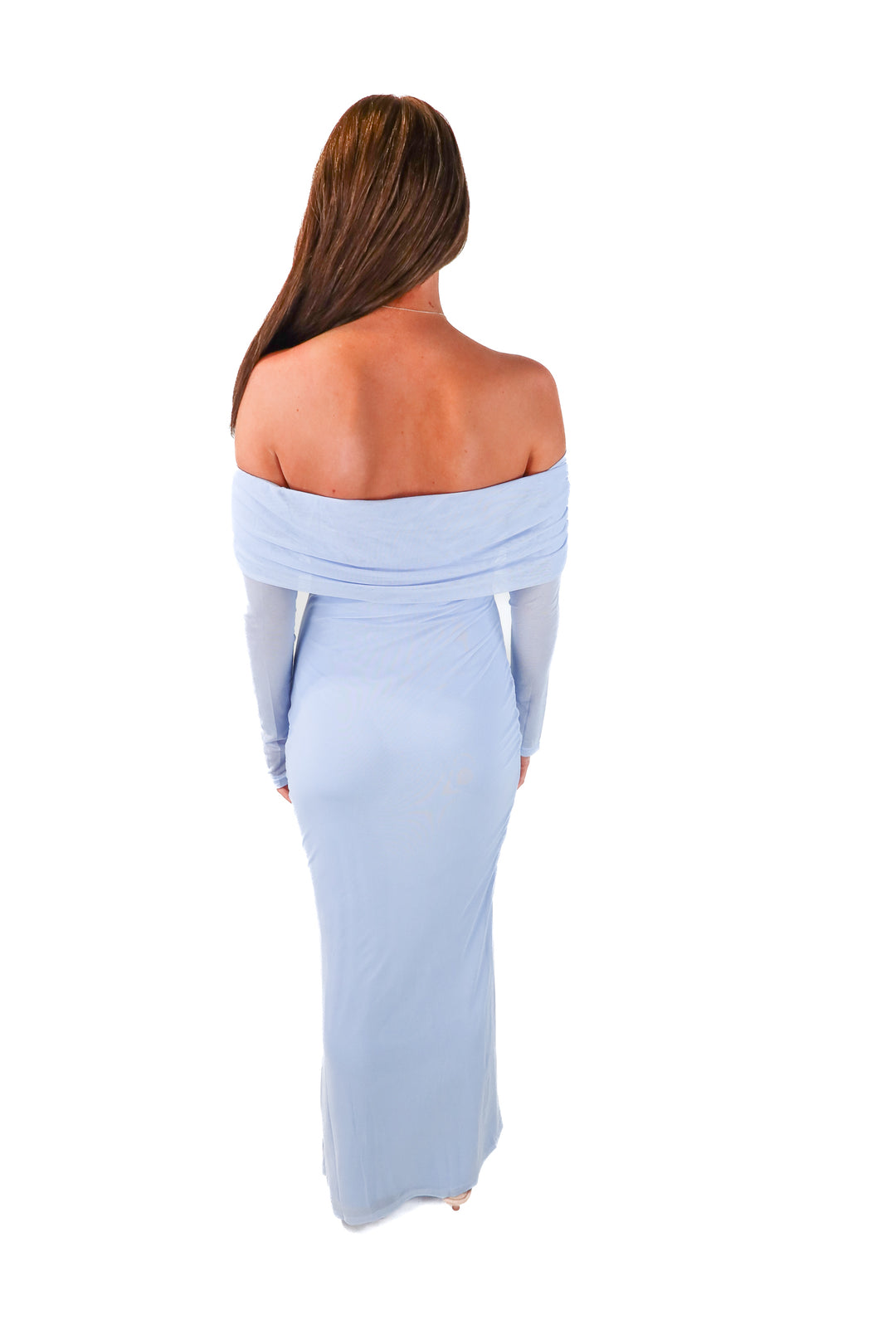 pink diamond periwinkle off the shoulder dress NWT (6; retail $85)