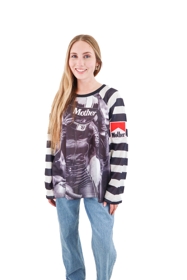 happy little mother mesh graphic top nwt (S; retail $63))