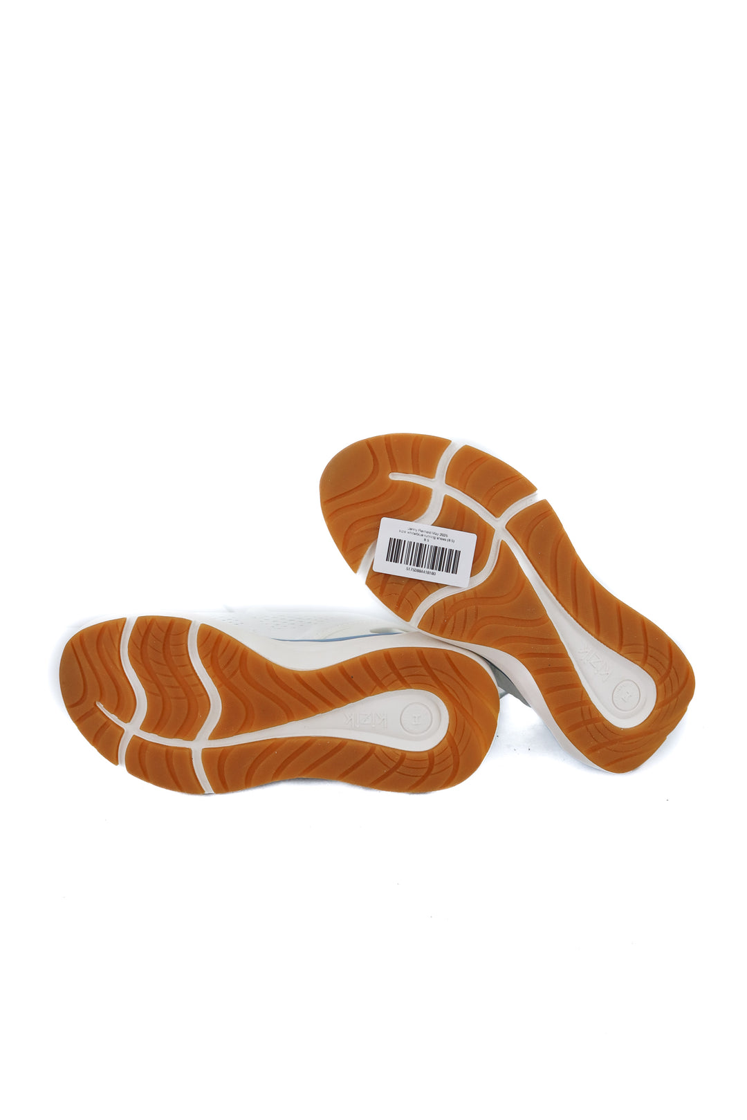 kizik white/blue running shoes (8.5; retail $140)