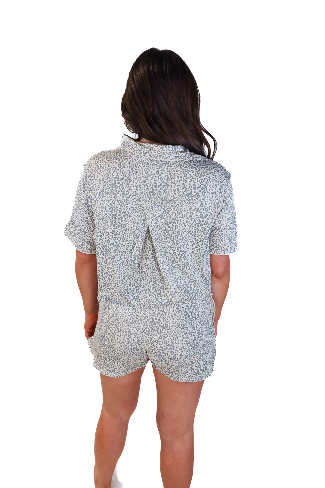 Tommy John leopard pajama set (S; retail $116)
