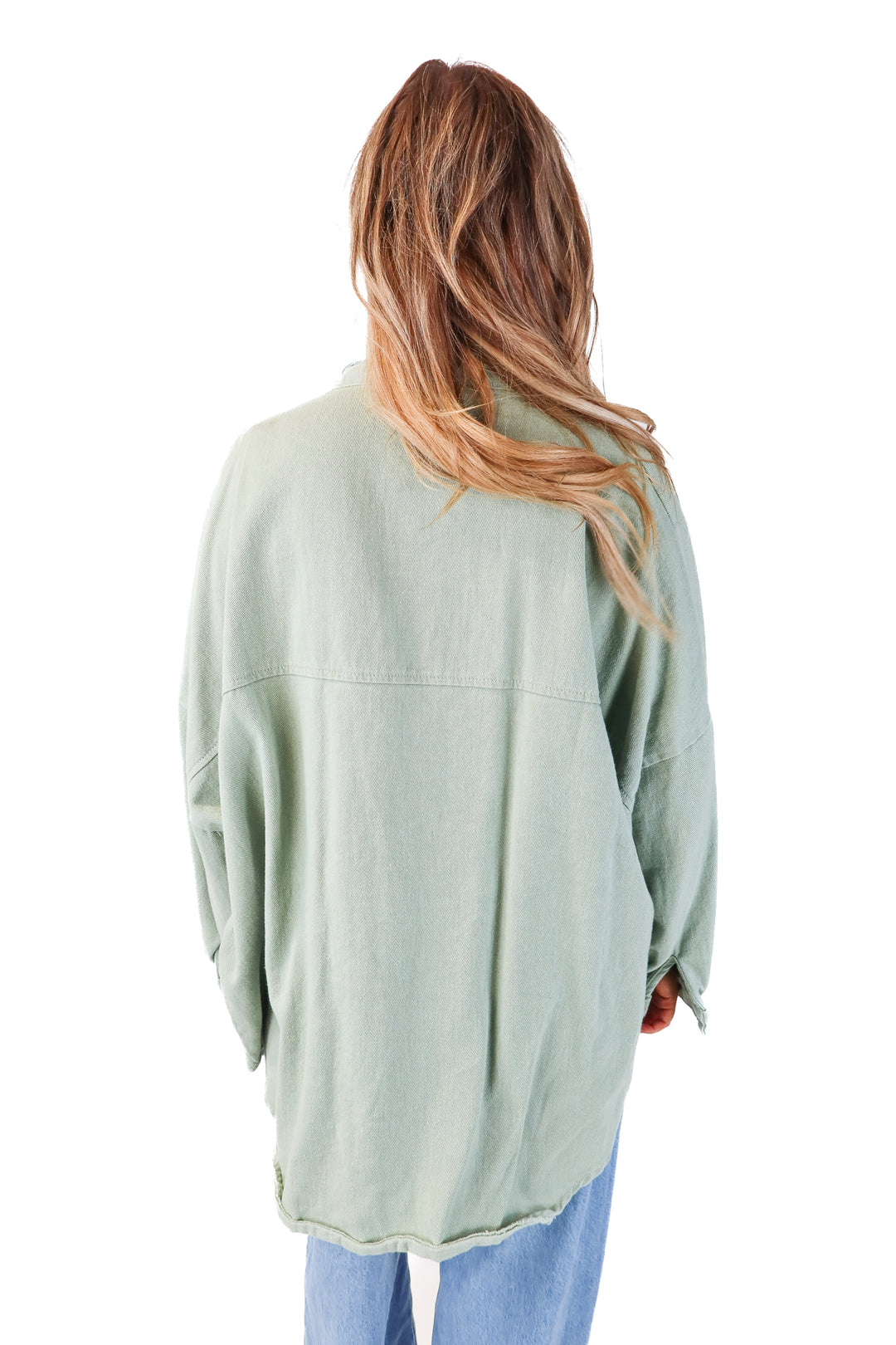 missguided green button up shirt (10)