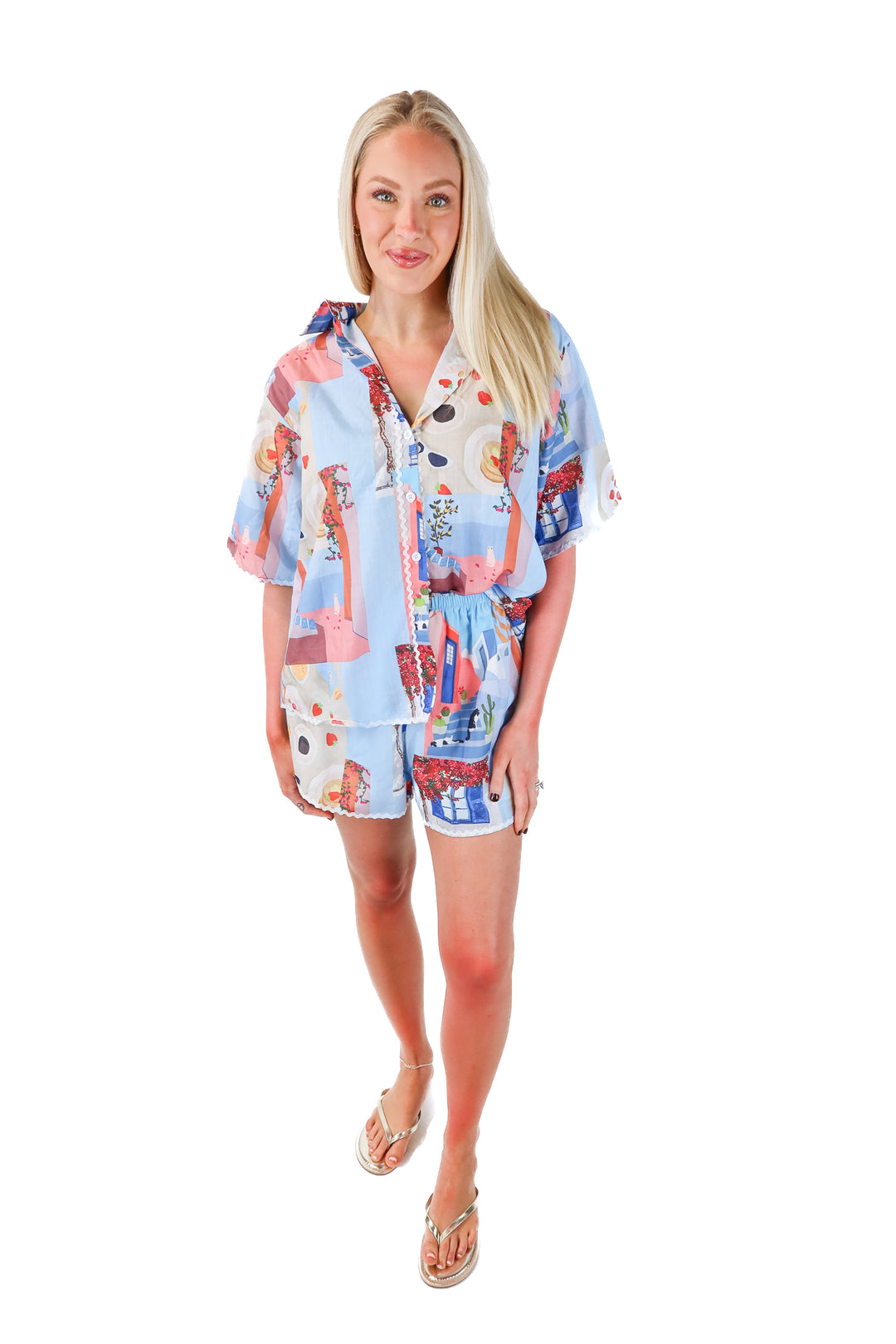 SOLD: by frankie printed set NWT (s; retail $78)