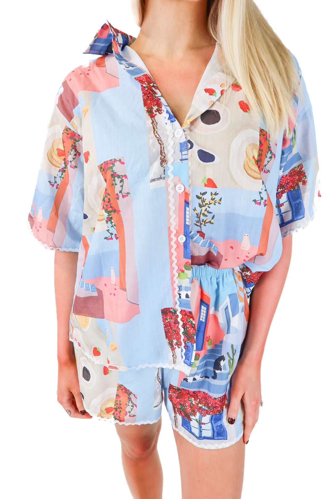 SOLD: by frankie printed set NWT (s; retail $78)