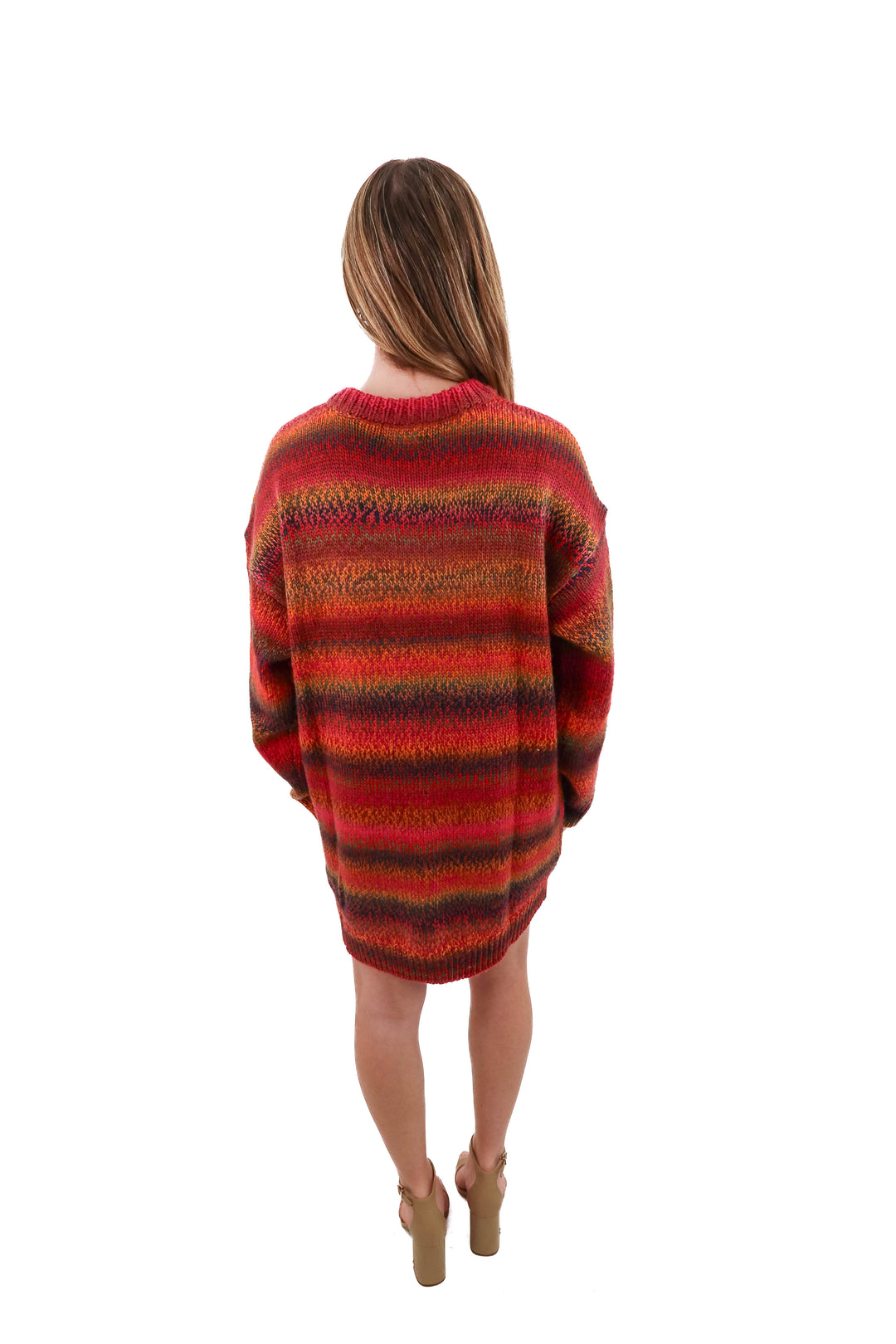 show me your mumu multicolor sweater dress (xs)