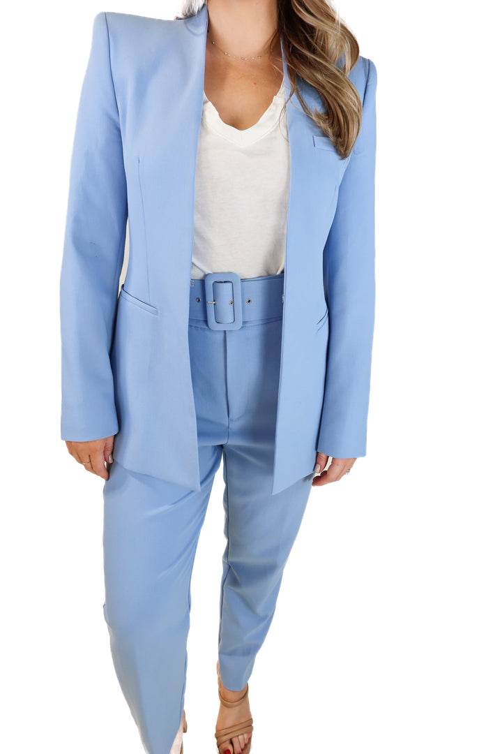 SOLD: Zara baby blue work wear set (s; retail $178)