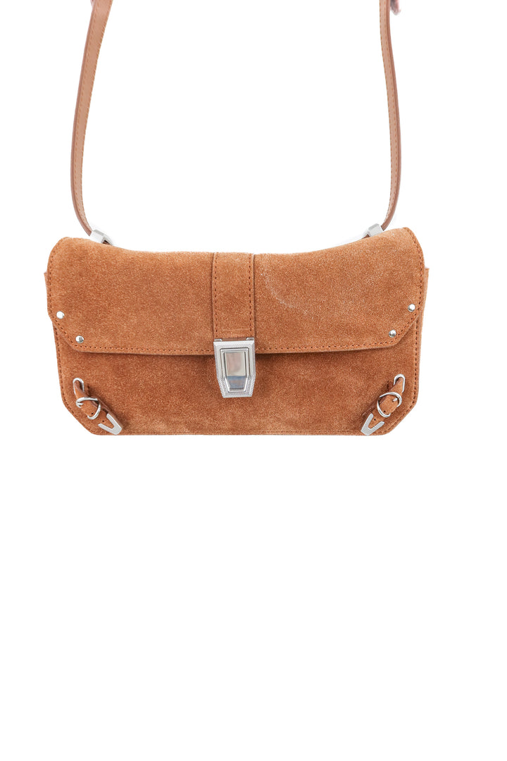 rag & bone brown suede leather bag