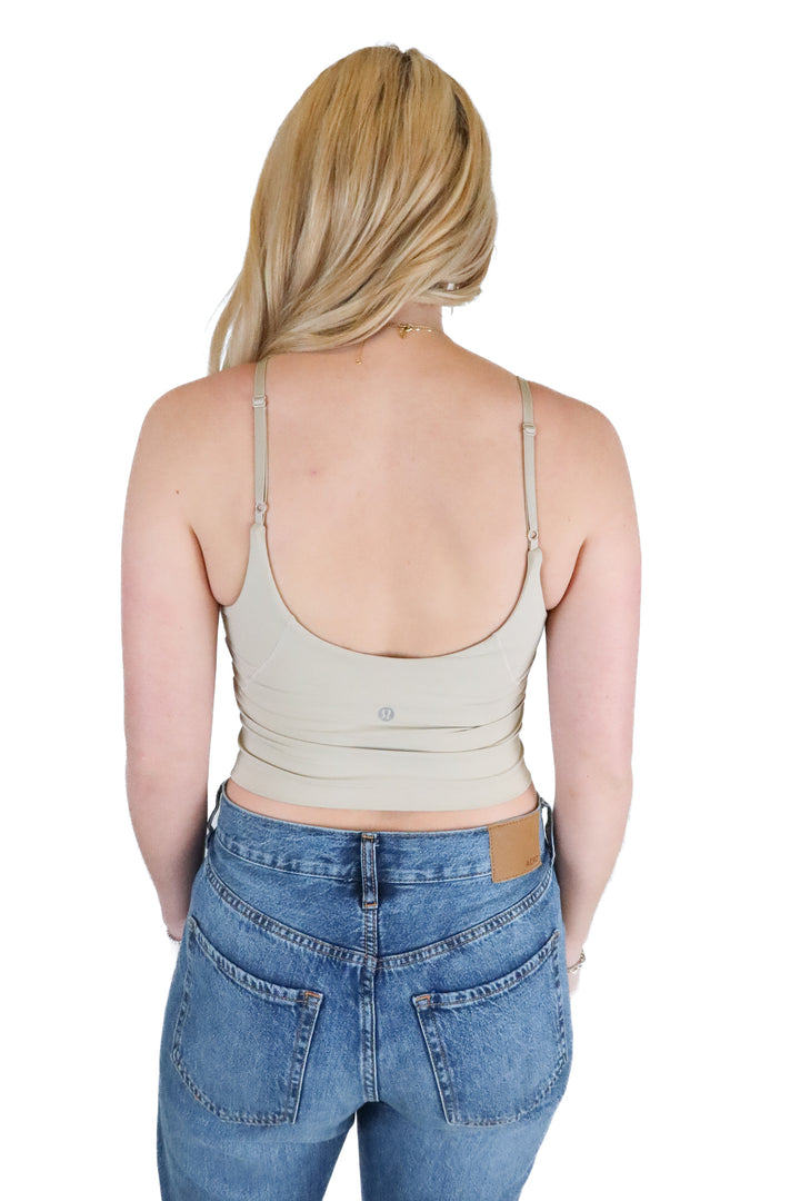 Lululemon Beige Athletic Tank Top (4; retail $68)