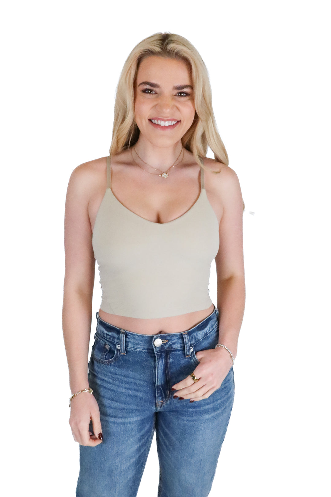 Lululemon Beige Athletic Tank Top (4; retail $68)