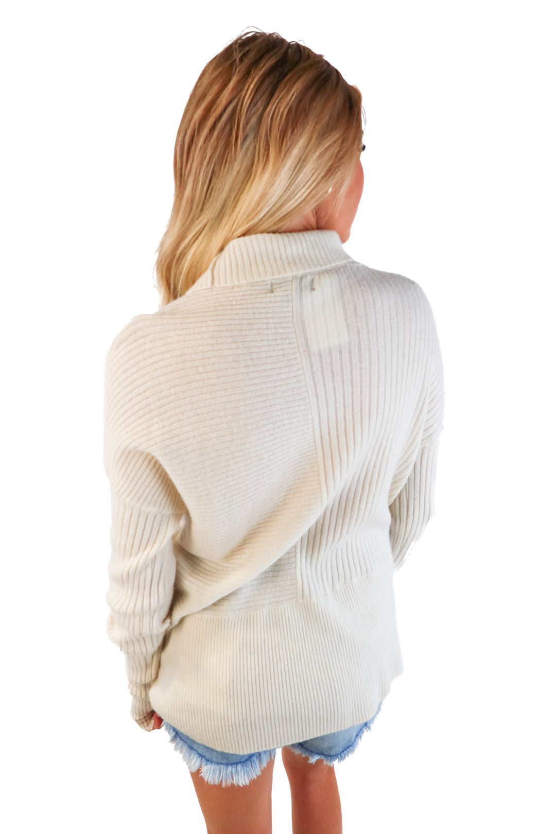 Summer salt cream cashmere sweater (xs; retail $109)
