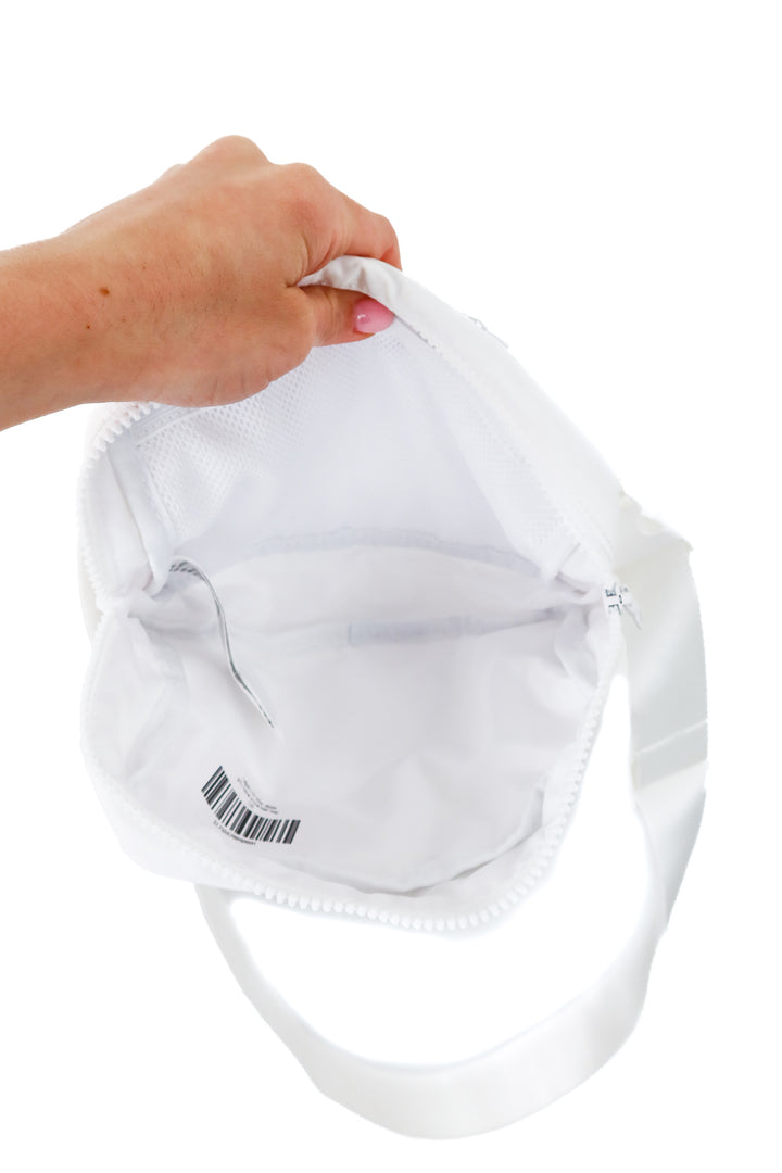 gilly hicks white belt bag