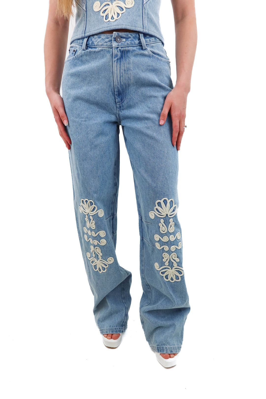 the wolf gang el toro jeans nwt (XS; retail $370)