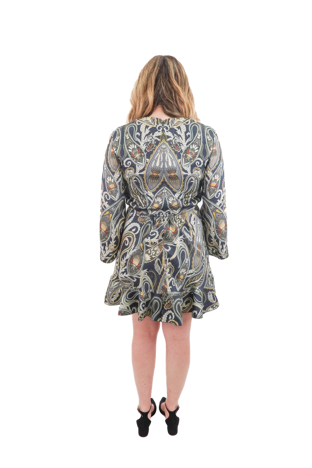 chloe paisley metallic dress (42; retail $3,595)