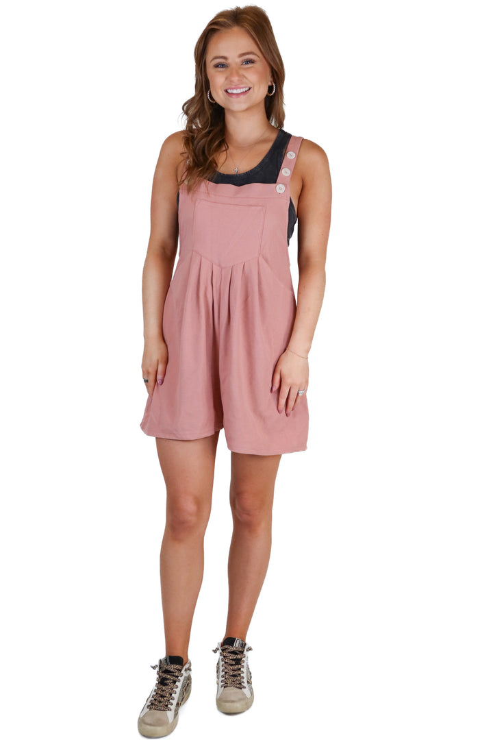 halara blush waffle knit overall romper NWT (S; $44.95)