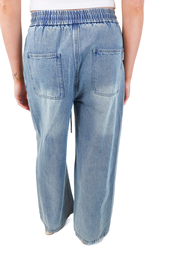 Adriano Goldschmied x Fabrique light wash drawstring pants (s; retail $238)