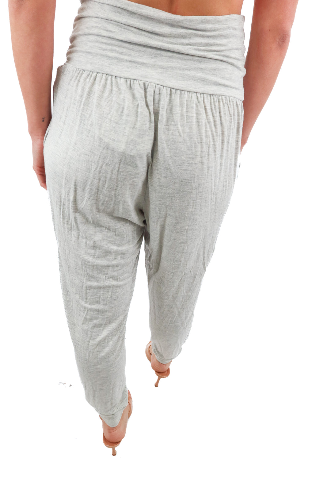 old navy light grey joggers (s)
