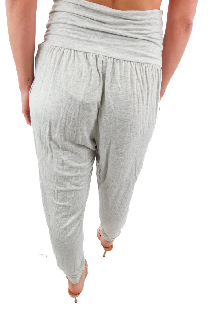 old navy light grey joggers (s)