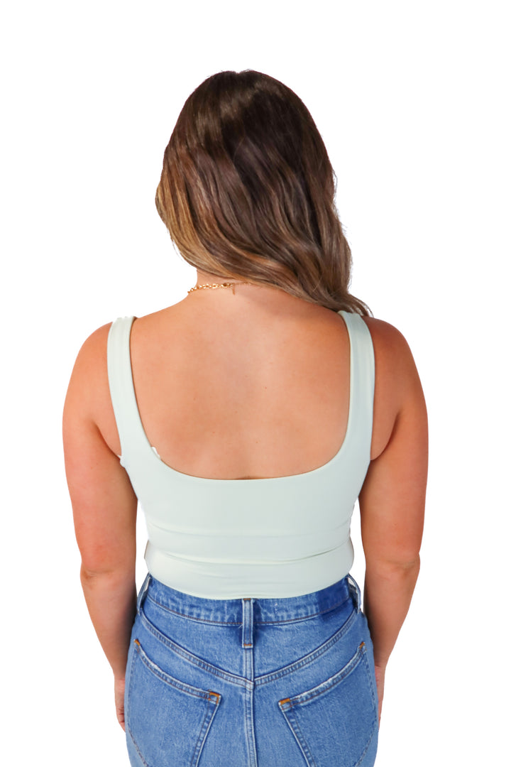abercrombie & fitch mint bodysuit NWT (s; retails $45)