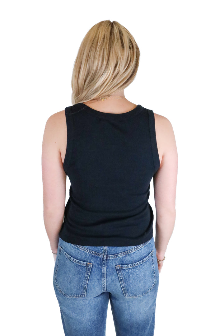 Daydreamer Black Janis Joplin Tank Top (S)