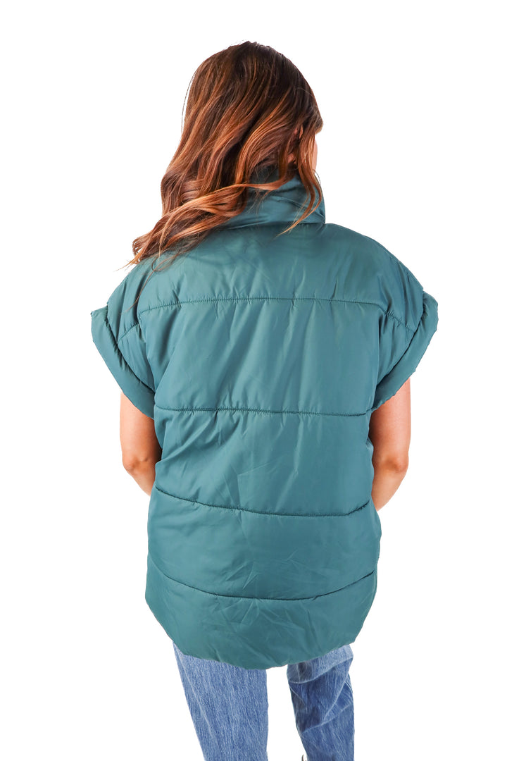kittenish green vest (s)