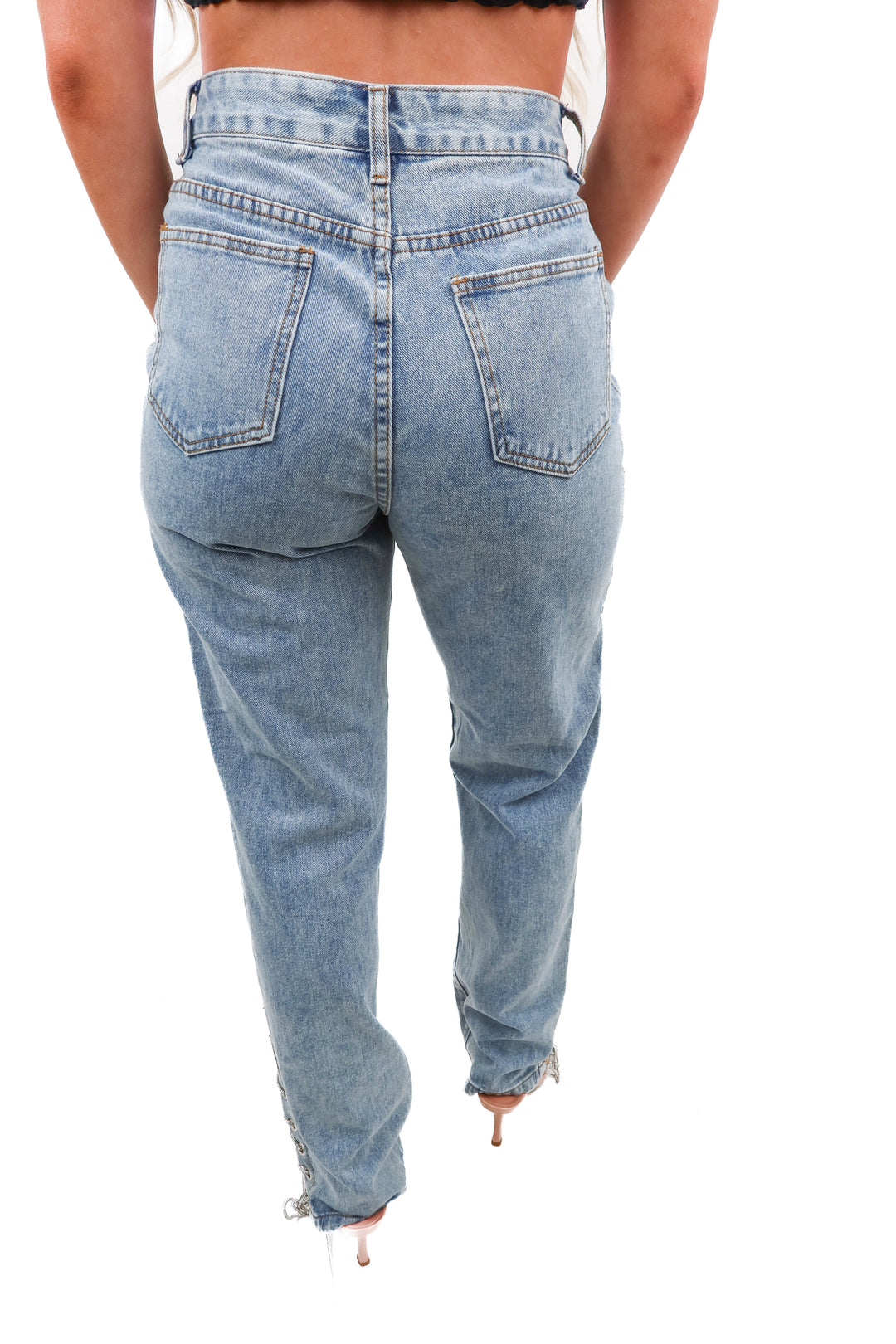 Windsor sudded tie jeans (3) NWT