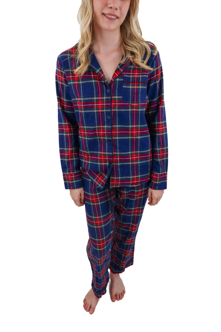 petite plum plaid pajamas nwt (S; retail $118)