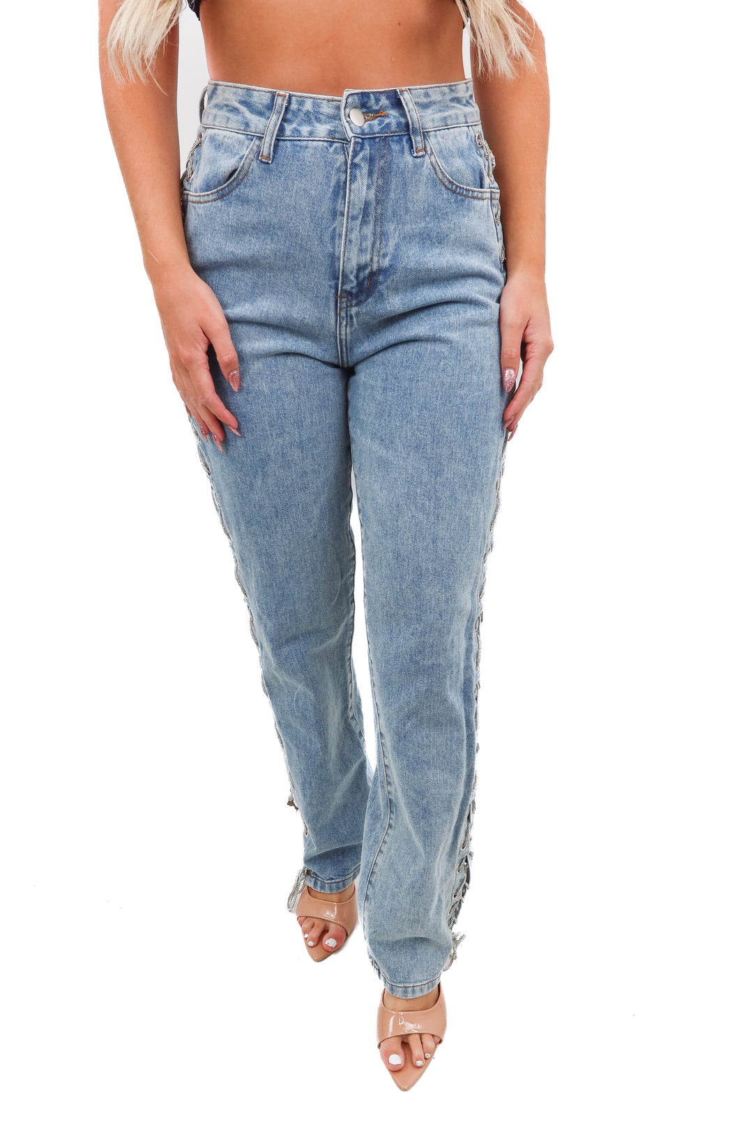 Windsor sudded tie jeans (3) NWT