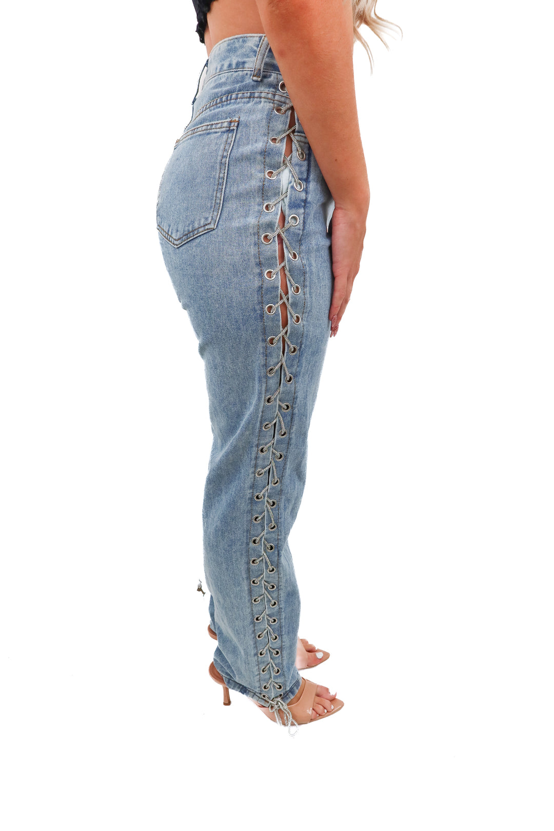 Windsor sudded tie jeans (3) NWT