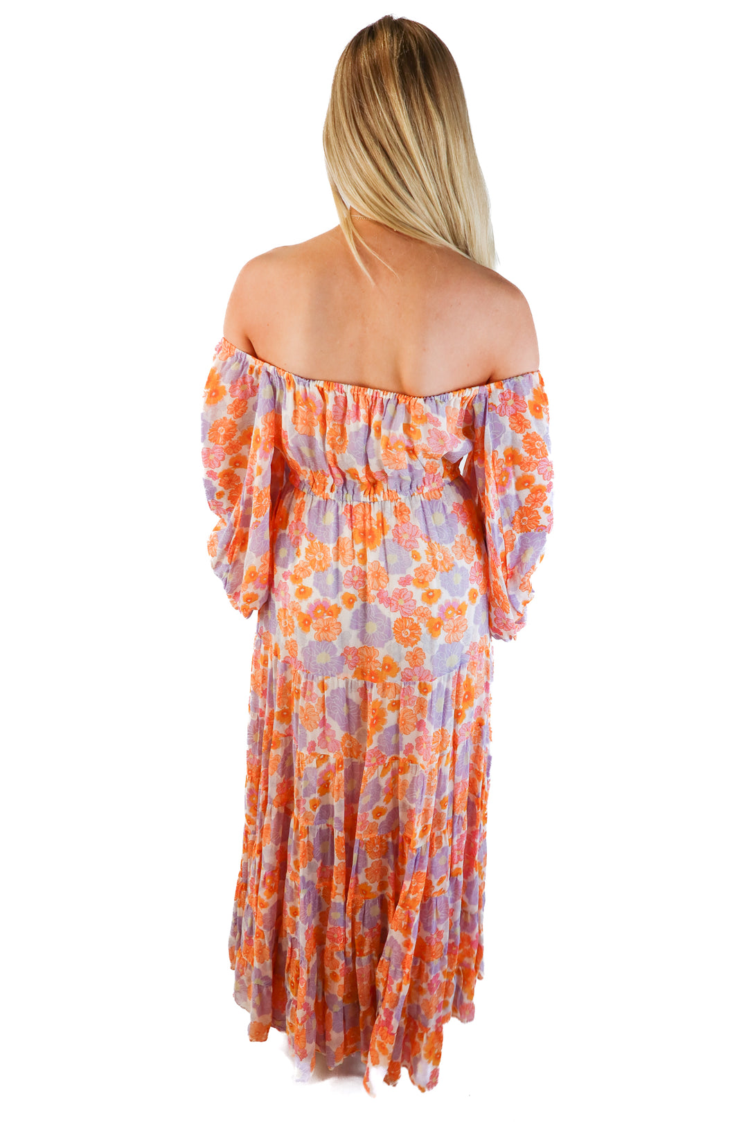 Sundress floral maxi dress (xs/s)