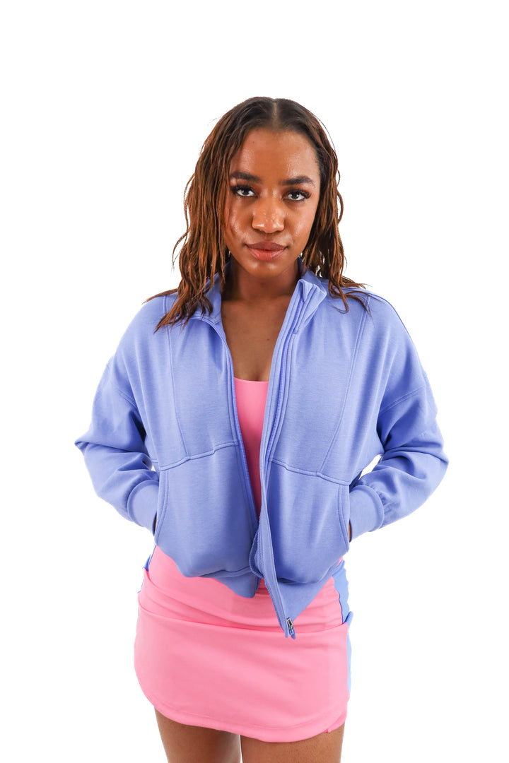 salt Project purple zip up (XS; retail $60)