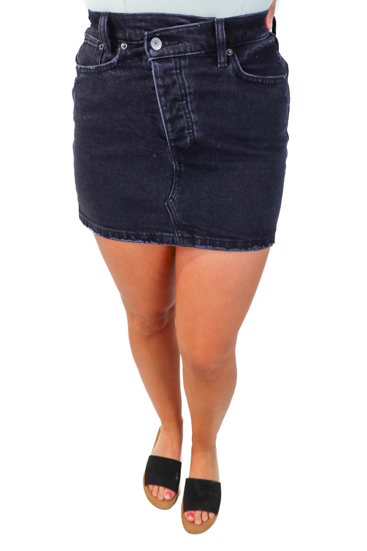 abercrombie & fitch black mini skirt (2)