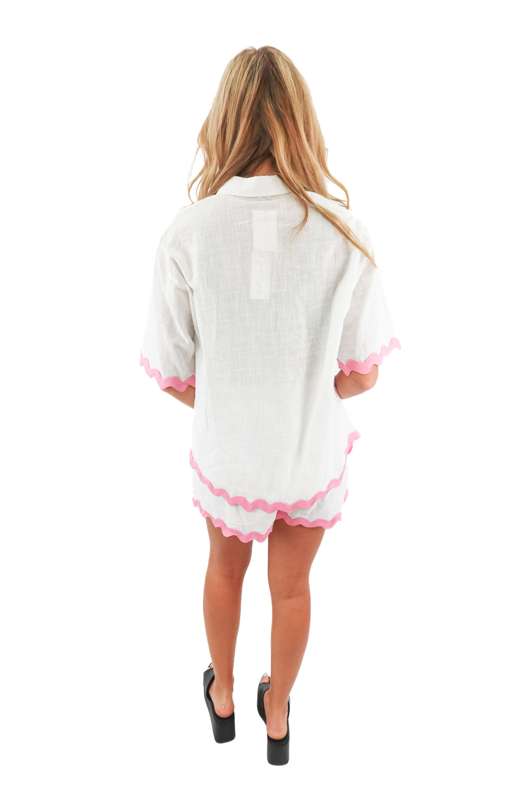 petal + pup white/pink set NWT (s; retail $89)