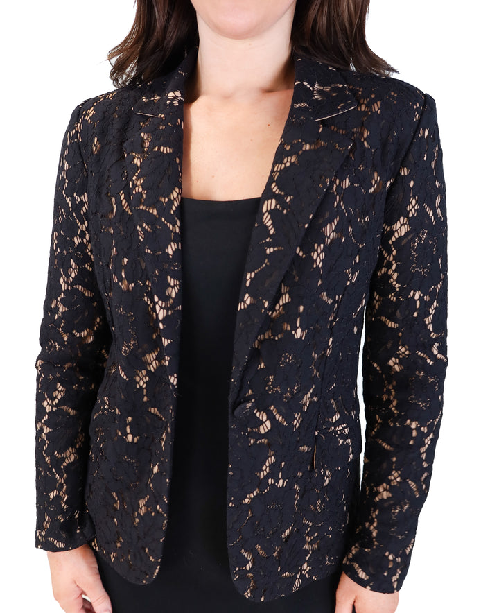 Vici black/nude lace blazer (s; retails for $88)