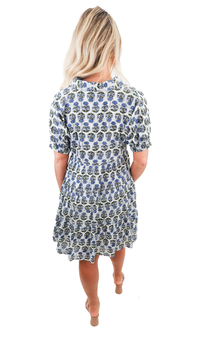 THML short sleeve floral dress (XS)