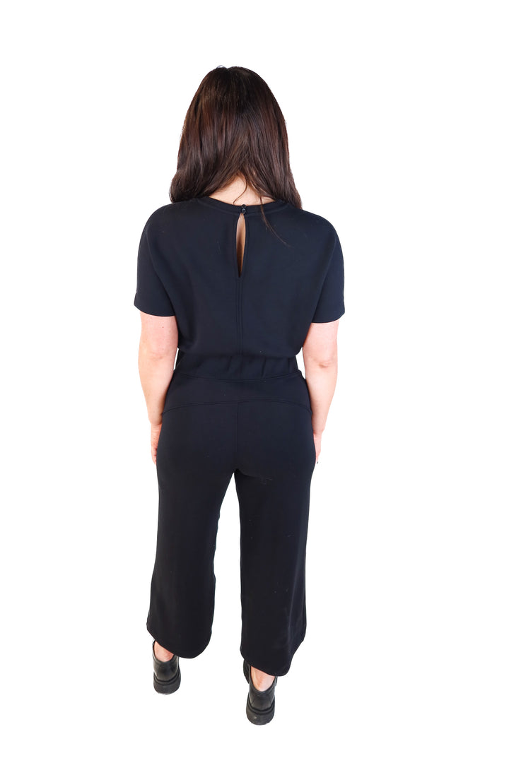 Spanx black short sleeve jumpsuit (xs; retails for $138)