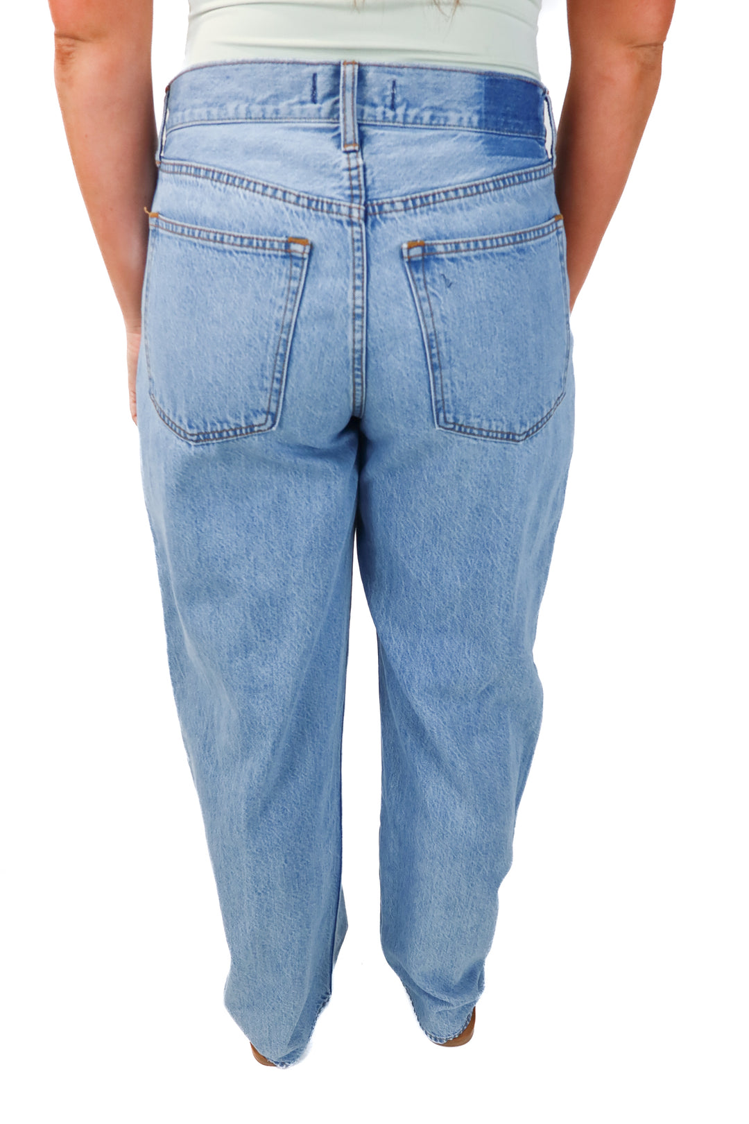 abercrombie & fitch side zipper jeans (30L)