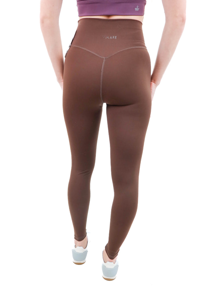 volare brown leggings nwt (XS; retail $68)