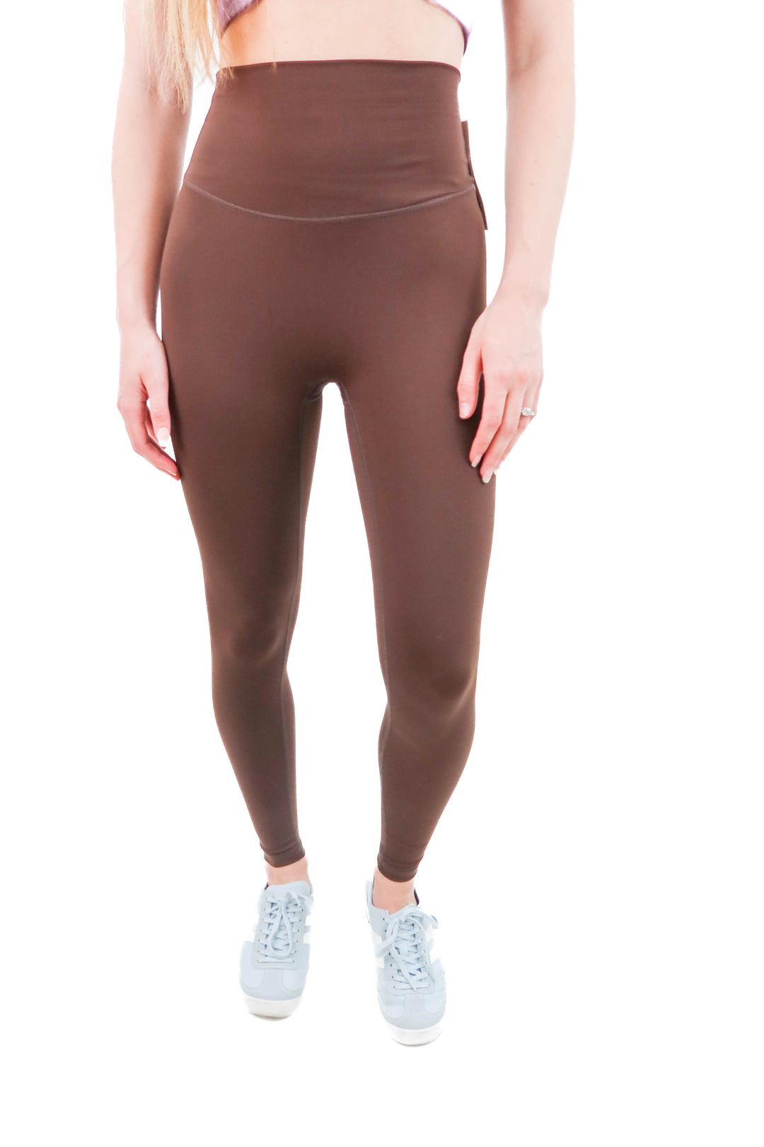 volare brown leggings nwt (XS; retail $68)