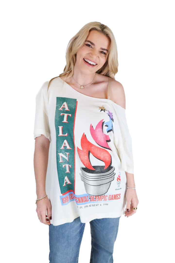 Abercrombie White “Atlanta Olympics” T-Shirt (XL)