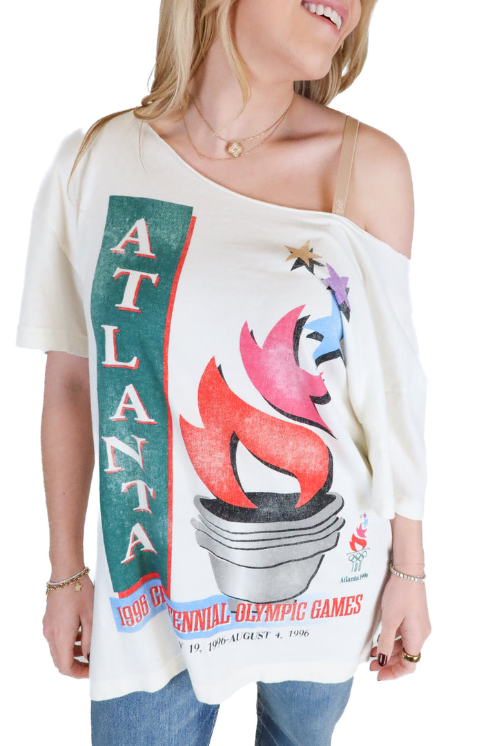Abercrombie White “Atlanta Olympics” T-Shirt (XL)