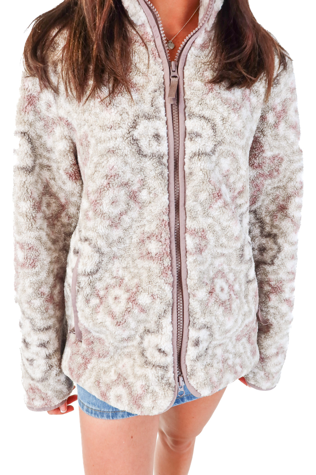 abercrombie & fitch sherpa zip up jacket NWT (s; retails $110)