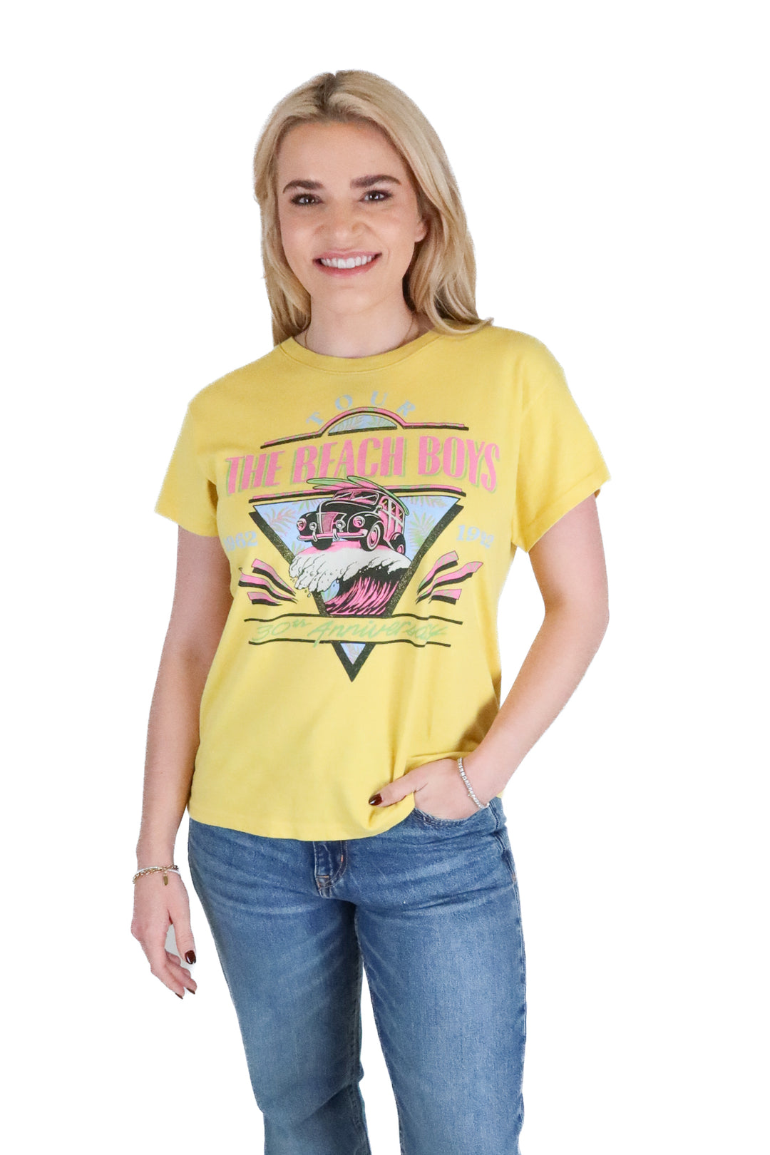 Daydreamer Yellow “The Beach Boys” T-Shirt (S)
