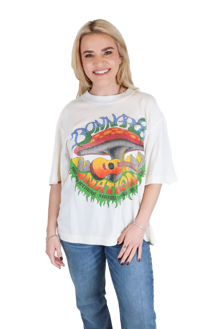 Abercrombie White “Bonnaroo” T-Shirt (M)