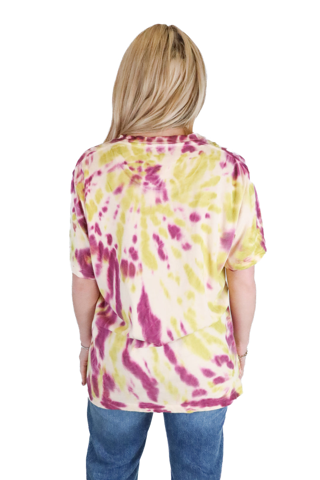 Missoni Green and Purple Tie-Dye T-Shirt (M; retail $300)