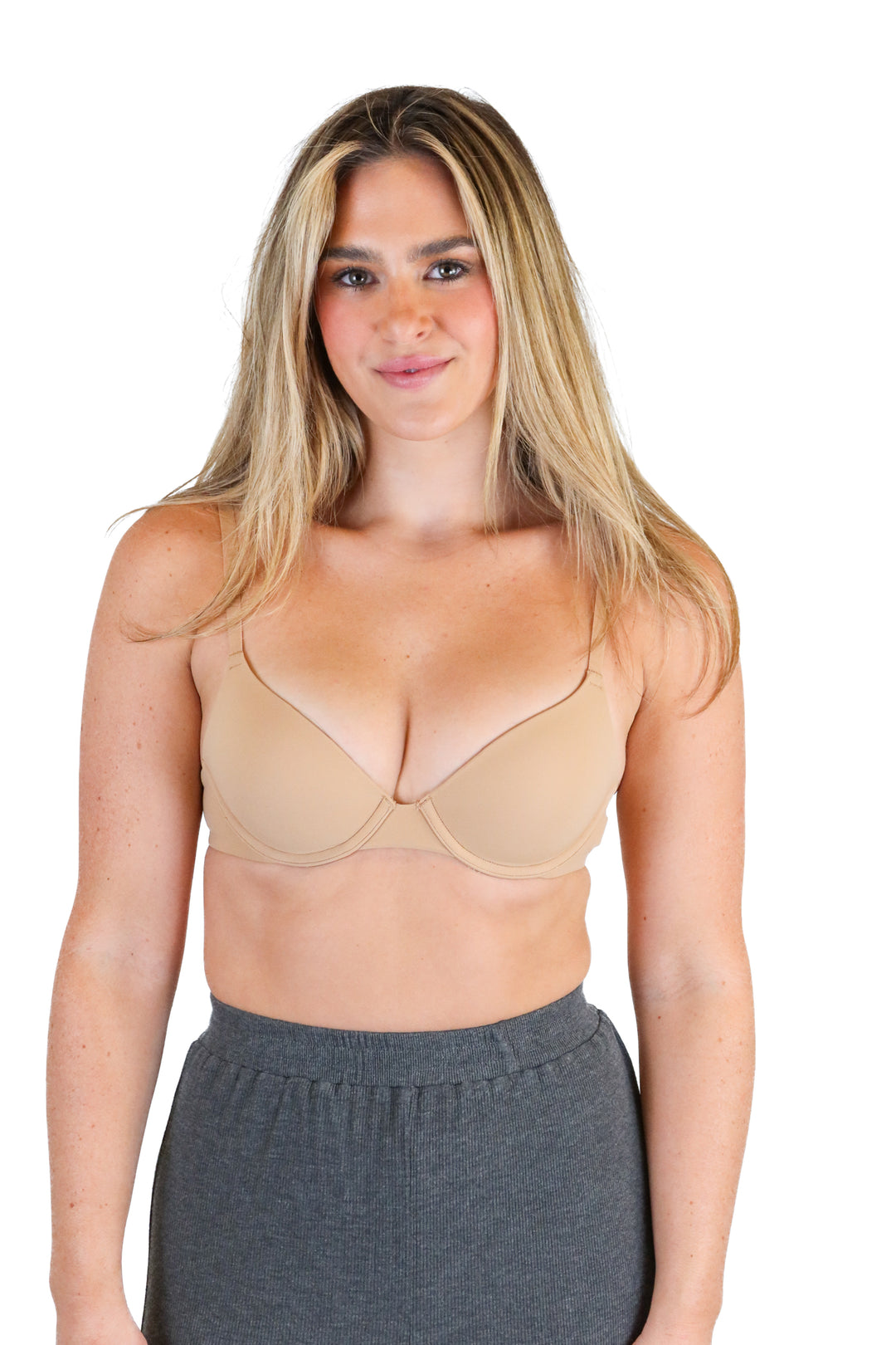 Skims Nude Fits Everybody T-Shirt Bra NWT; Retails for $54 (32A)
