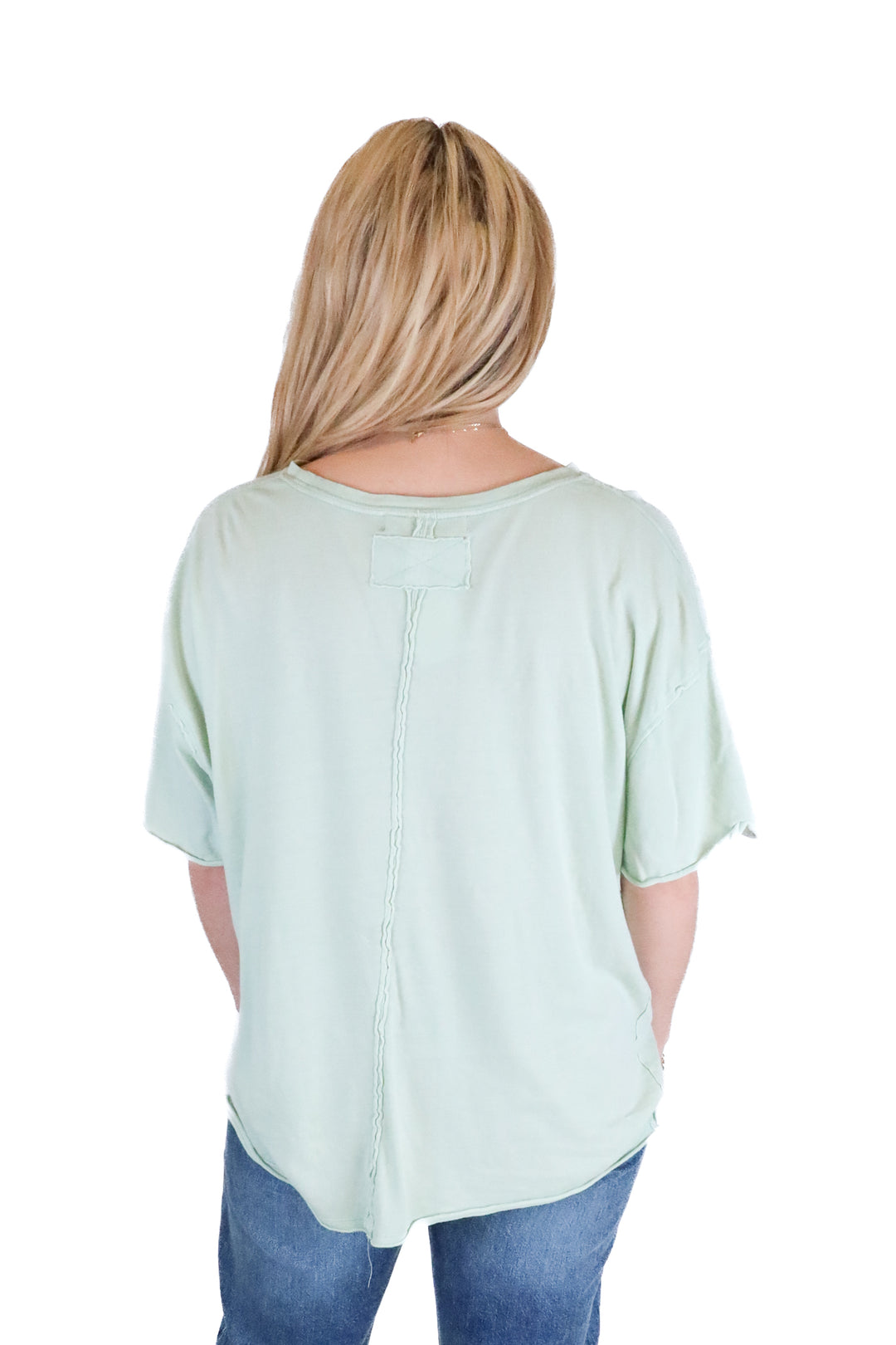 We The Free Mint Green Oversized T-Shirt (S; retail $48)