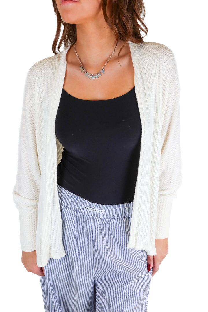 The Cove ivory knit cardigan (S)